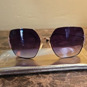 Jessica Simpson Purple Gradient Sunglasses